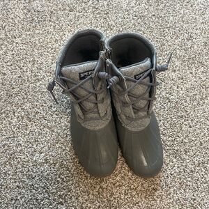 Sperry Gray Winter Boots Waterproof Comfort